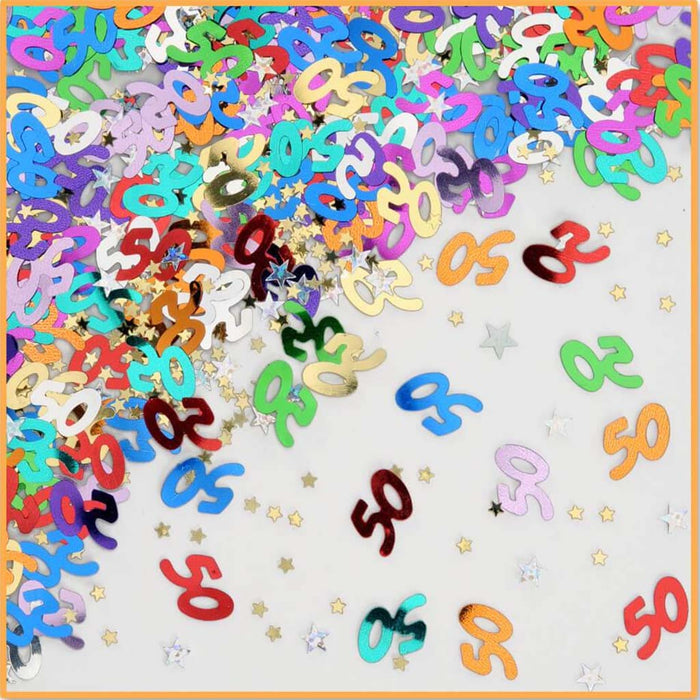 Confetti 50th Birthday Multicolor 