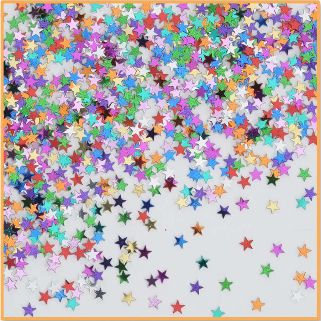 Confetti Party Stars Multicolor 