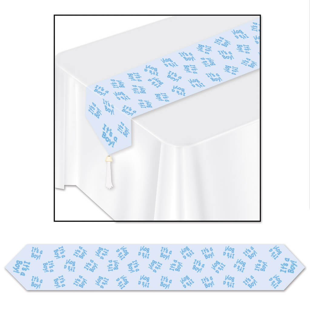 It&#39;s A Boy! Table Runner 11in x 6in 