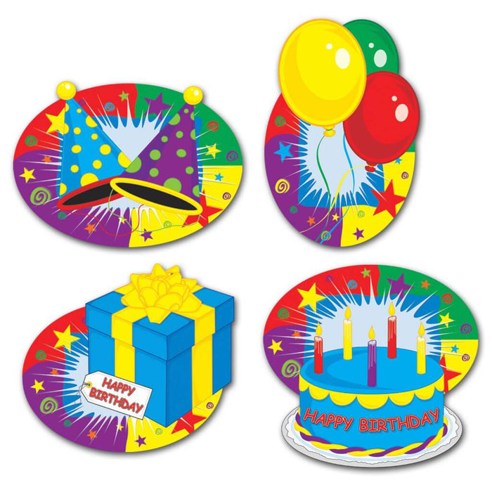 Cut-Outs Happy Birthday 12in 