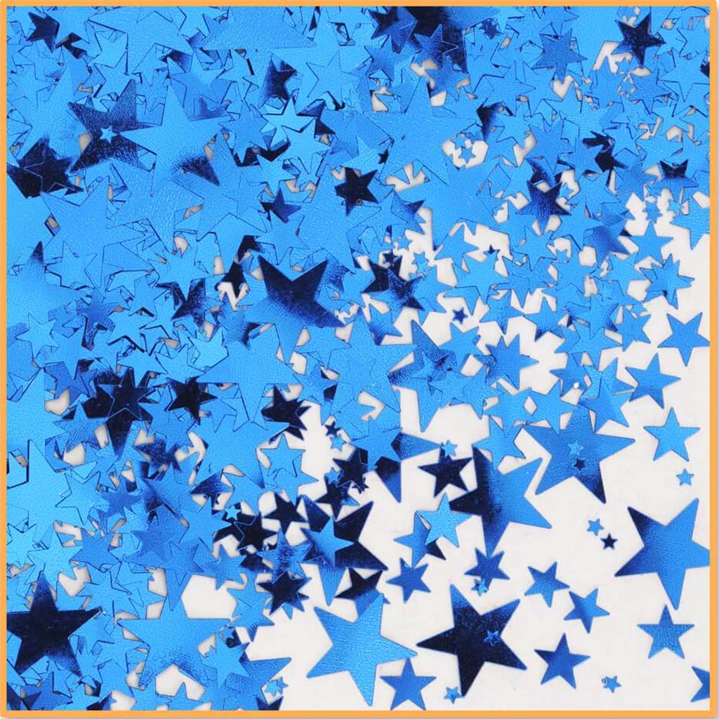 Confetti Blue Stars 