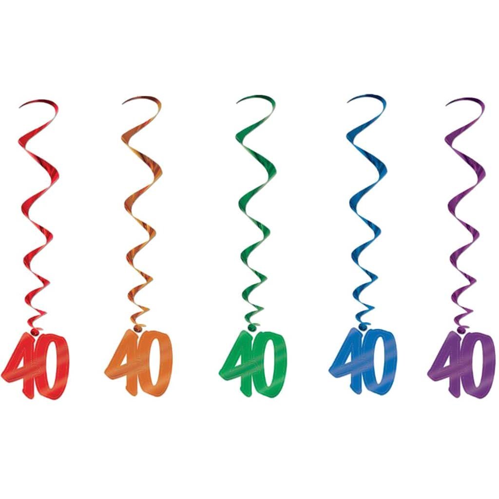 Whirls &quot;40&quot; 3ft Multicolor 