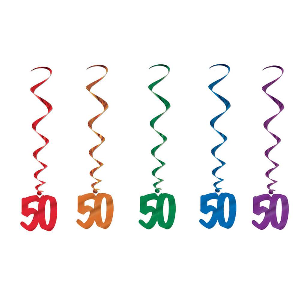 Whirls "50" 3ft Multicolor 