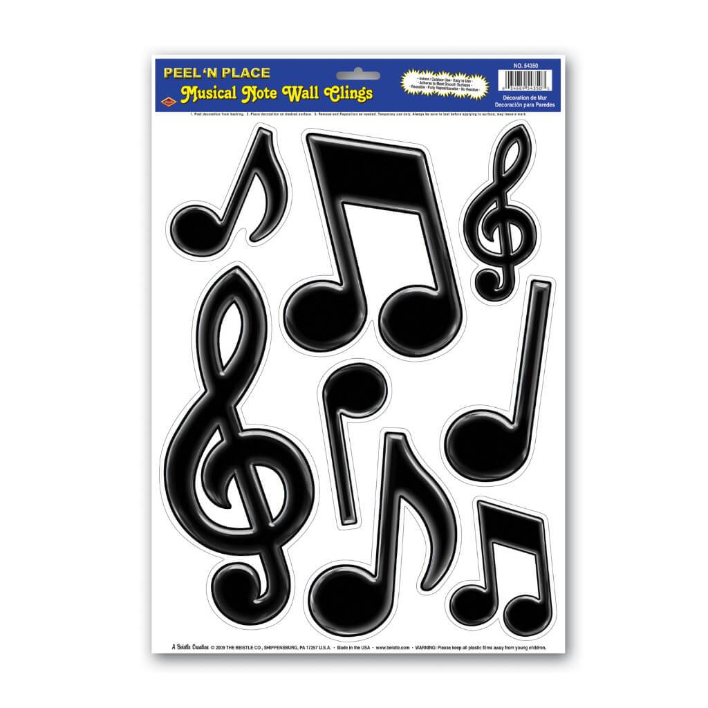 Peel &#39;N Place Musical Notes 