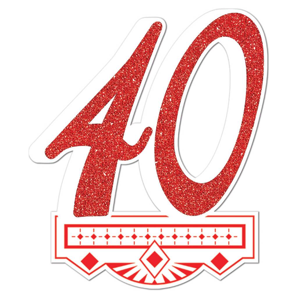 40th Anniversary Crest 14in 