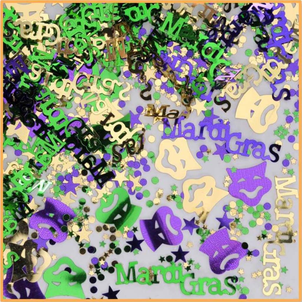 Confetti Mardi Gras 