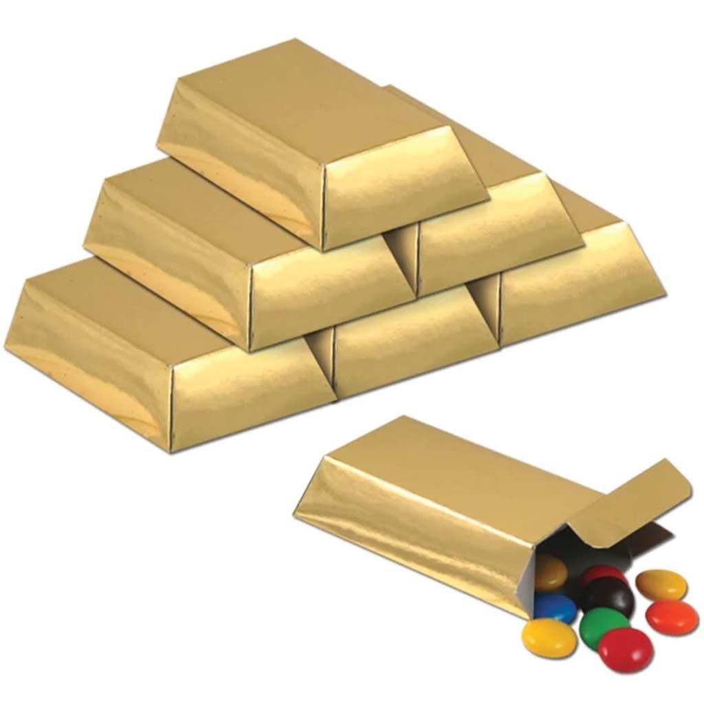 Favor Boxes Bar Gold 