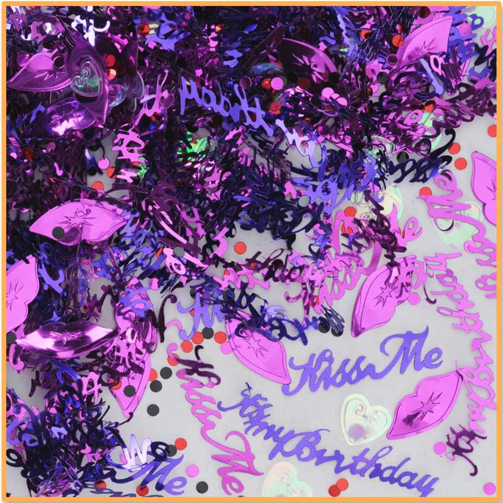 Confetti Kiss Me It's My Birthday 