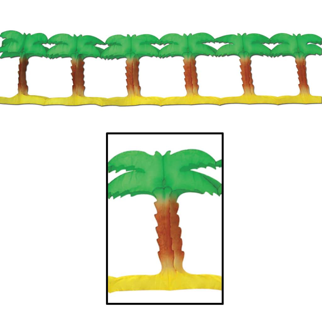 Garland Palm Tree 8.75in x 12ft 