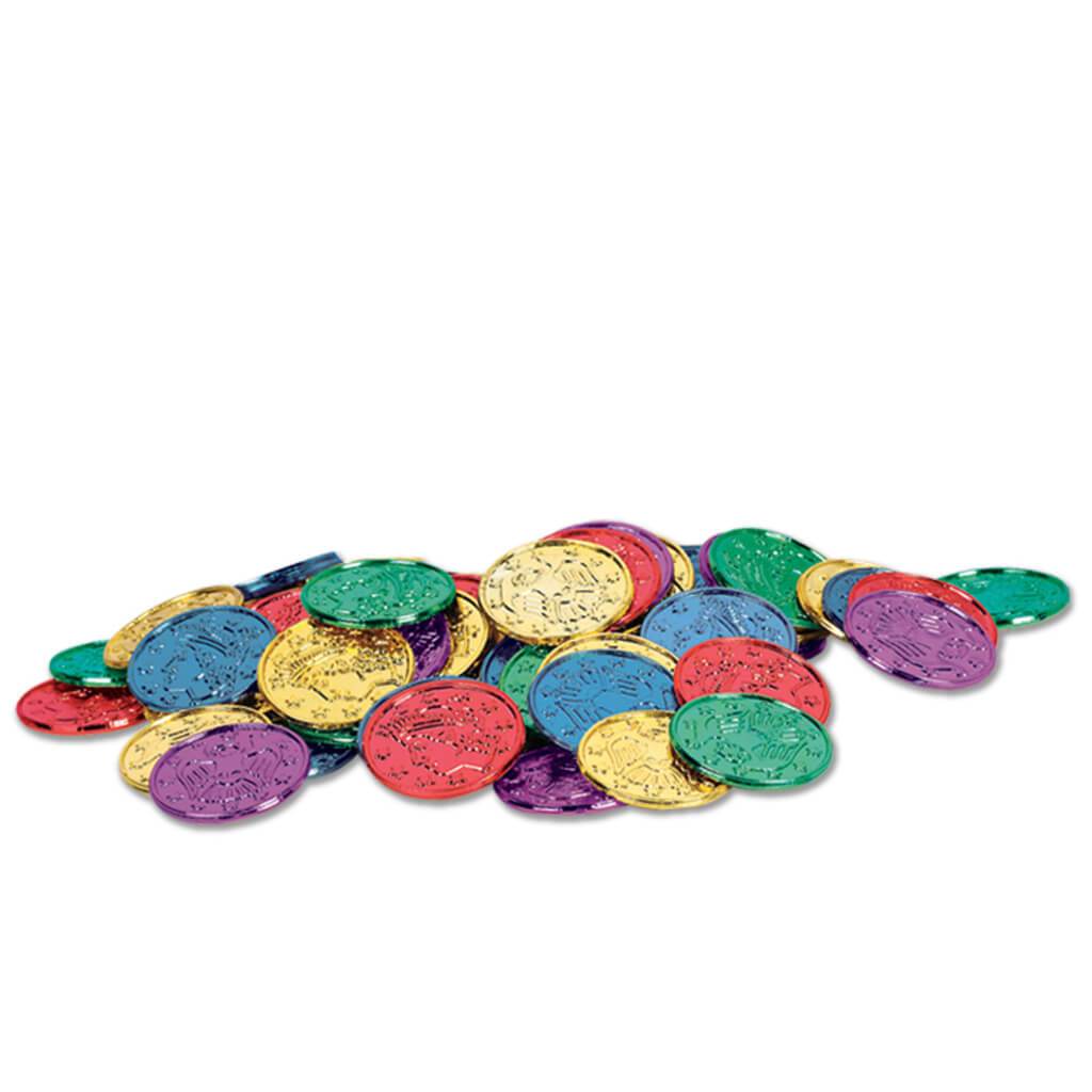 Plastic Coins Assorted 