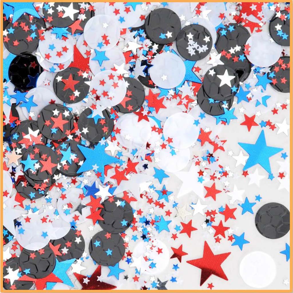 Confetti Soccer Star Multicolor 