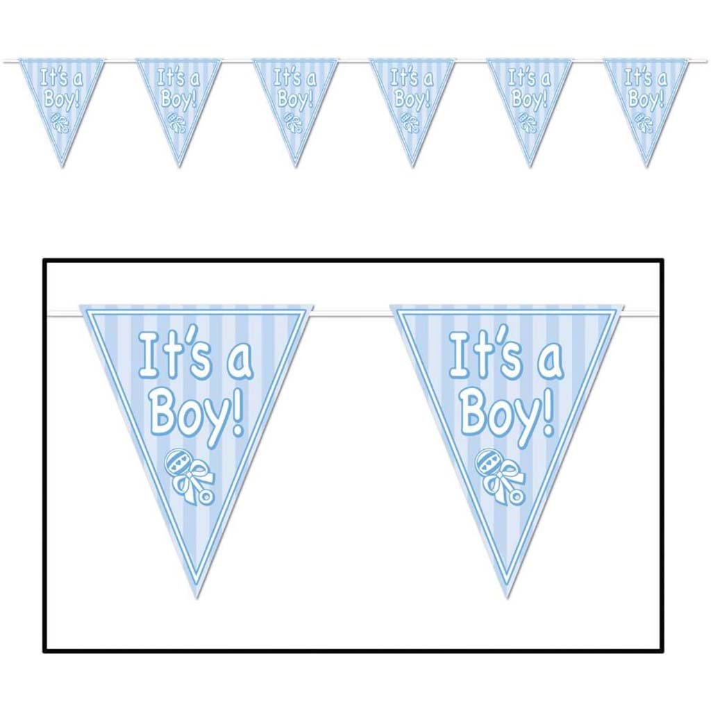 It's A Boy! Pennant Banner 