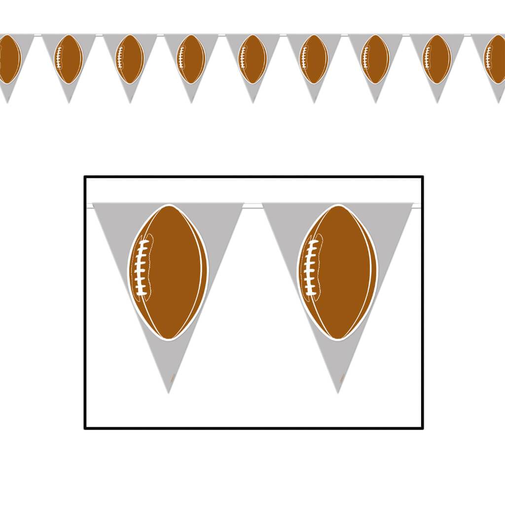 Banner Football Pennant 11in x 12in 