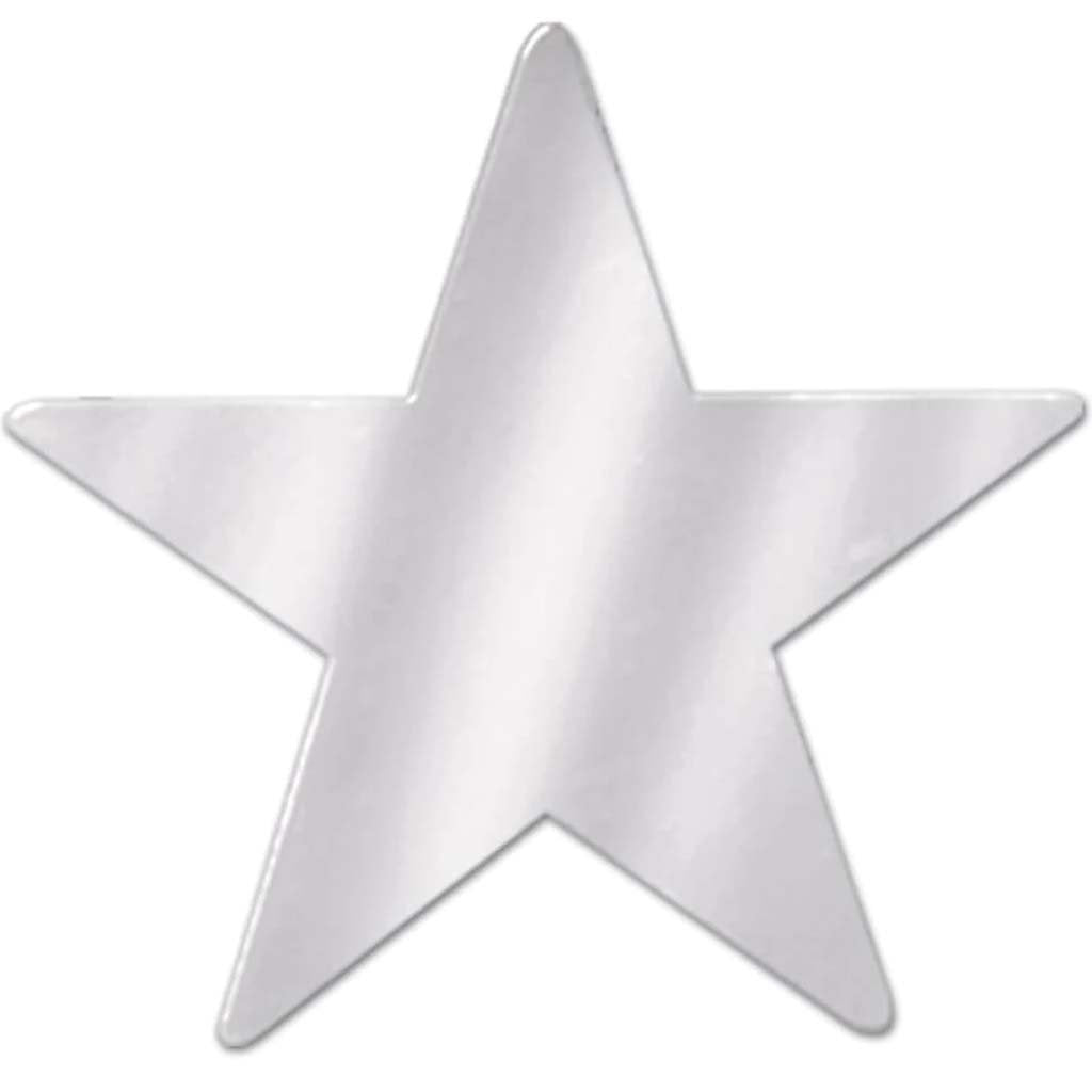 Stars Metallic 3.75in Silver 