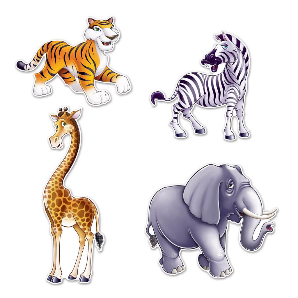 Jungle Animal Cut-Outs 