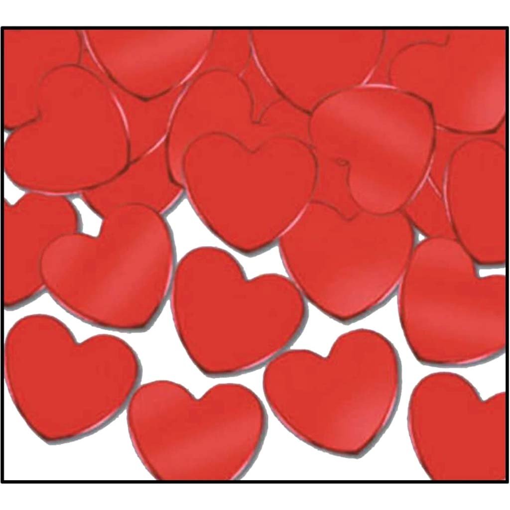 Red Heart Confetti 