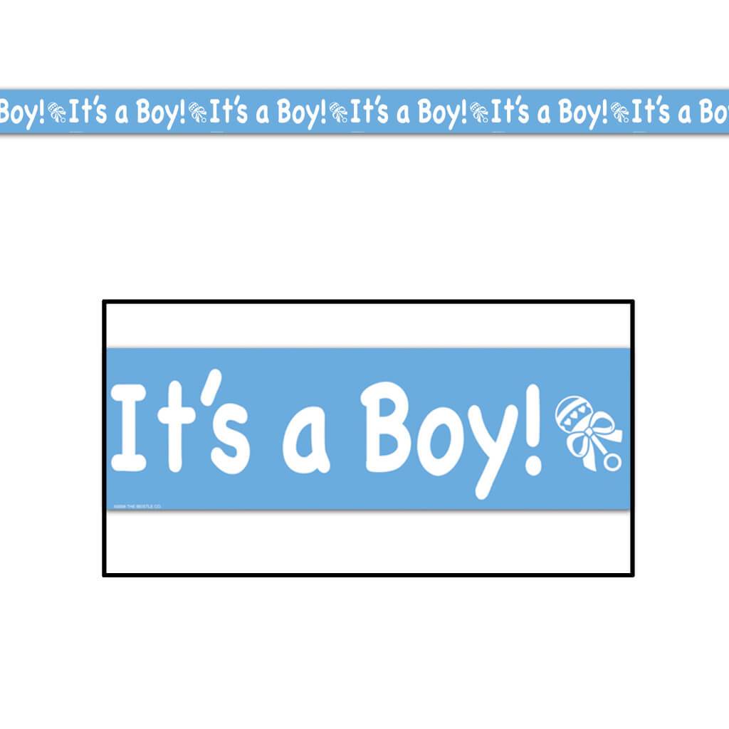 It&#39;S A Boy Party Tape 20ft 