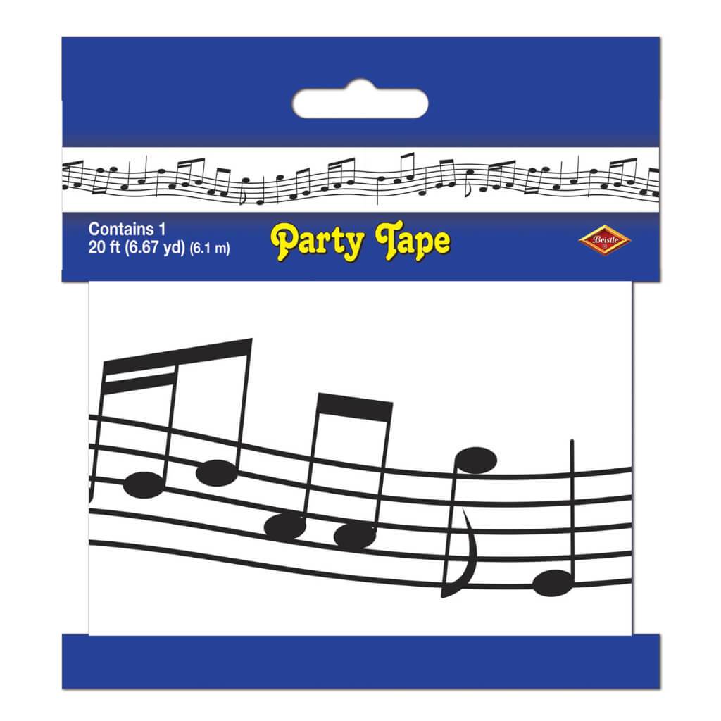 Musical Notes Party Tape 