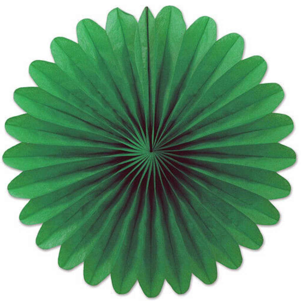 Mini Tissue Fan 6in Green 