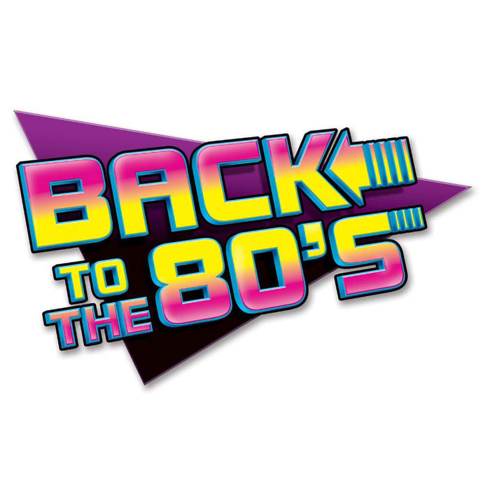 Sign Back To 80'S 15.5X24 