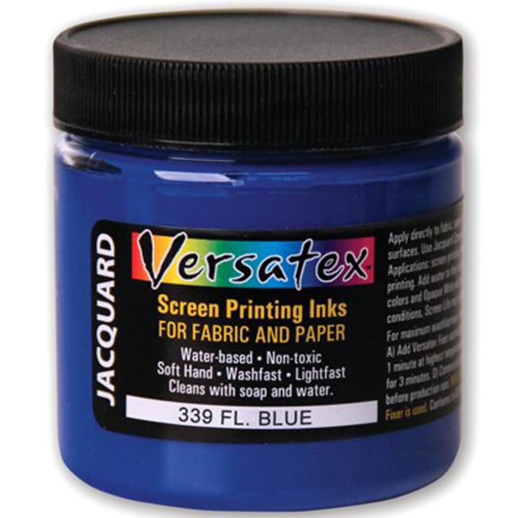 Versatex Screen Printing Ink 4oz – Vibrant Fabric Ink for Artists