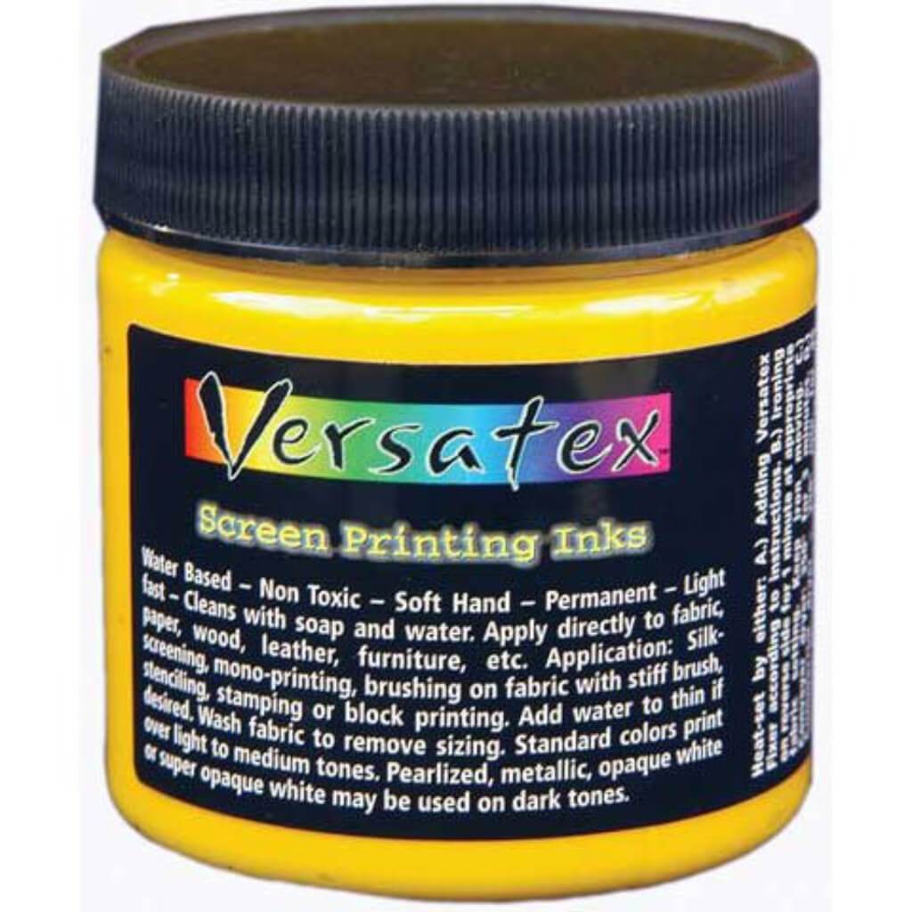 Versatex Screen Printing Ink 4oz – Vibrant Fabric Ink for Artists