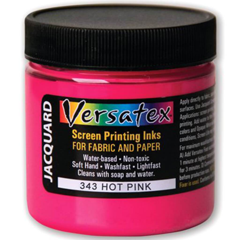 Versatex Screen Printing Ink 4oz – Vibrant Fabric Ink for Artists