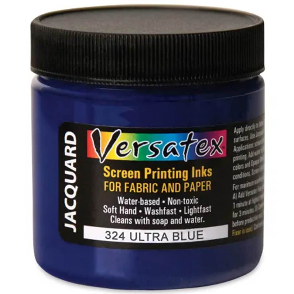 Versatex Screen Printing Ink 4oz – Vibrant Fabric Ink for Artists