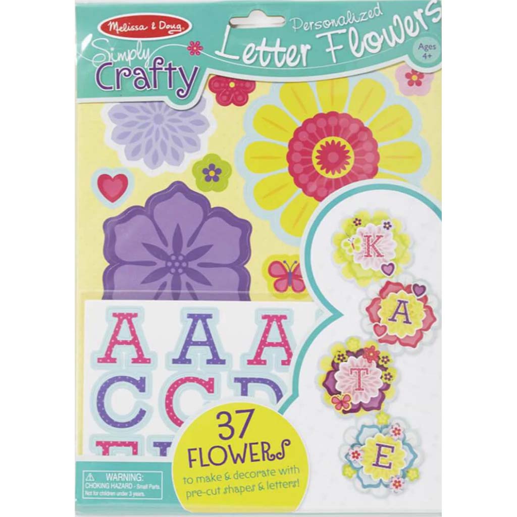 Simply Crafty -Letter Flowers 