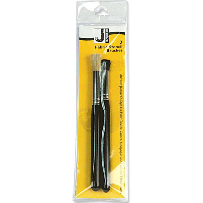 FABRIC STENCIL BRUSHES SET OF 2