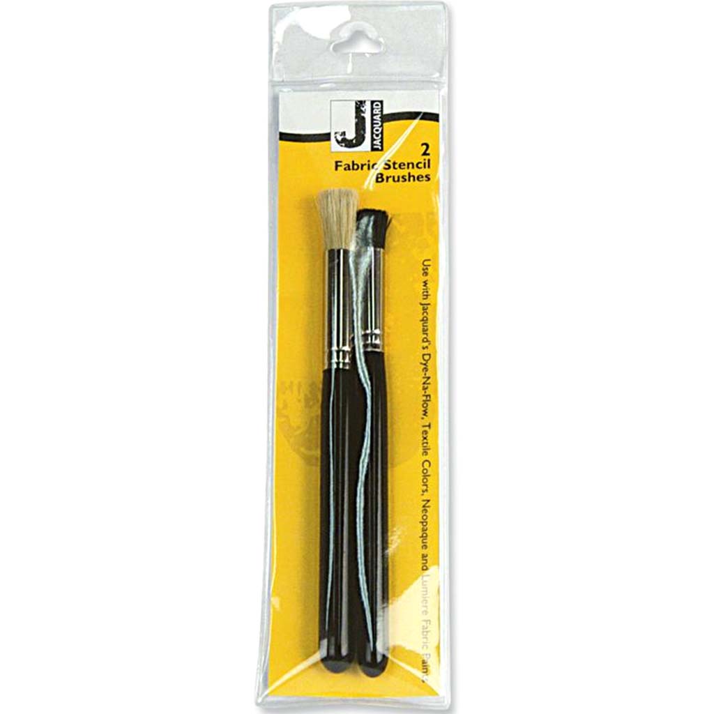 FABRIC STENCIL BRUSHES SET OF 2