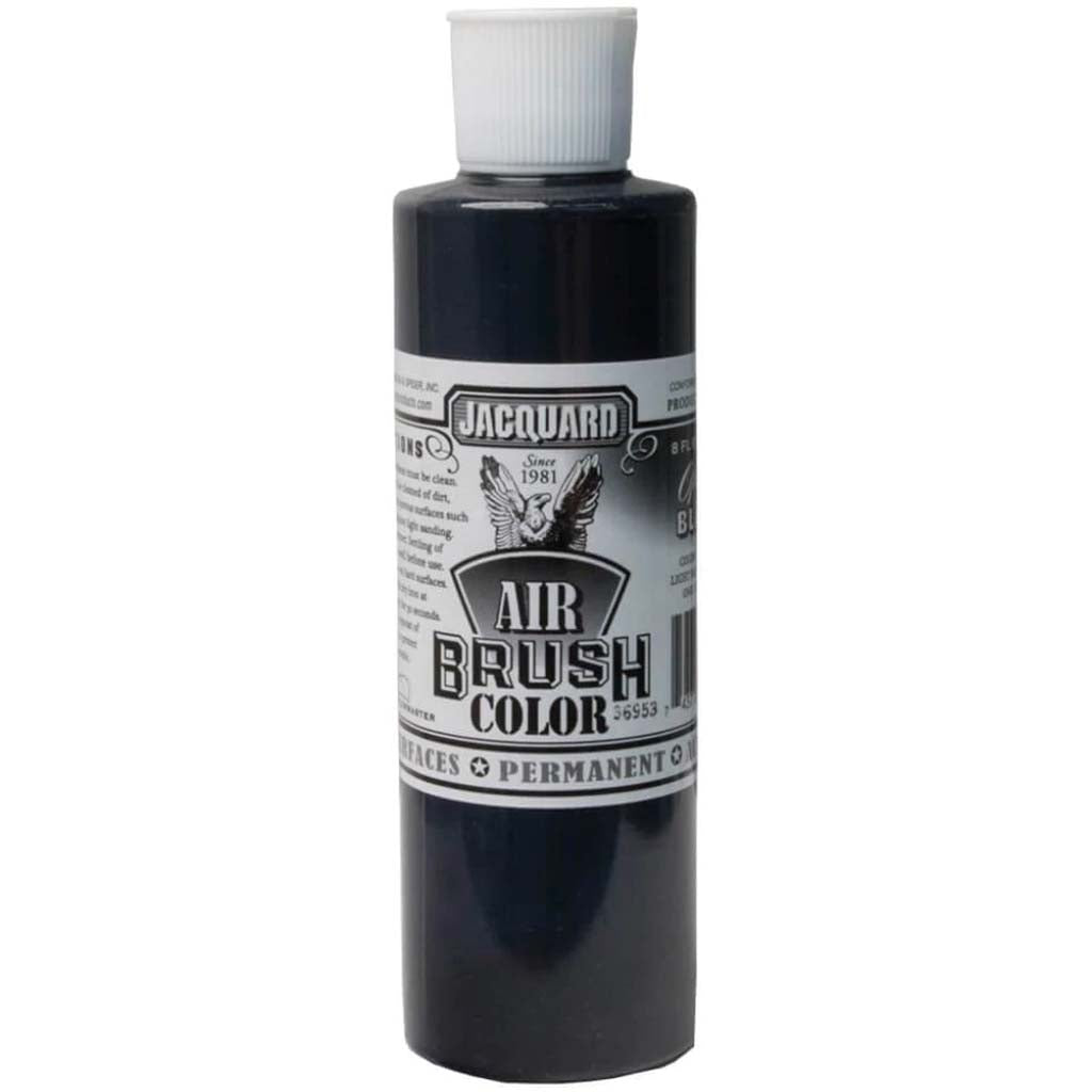 AIRBRUSH COLOR OPAQUE BLACK 8OZ