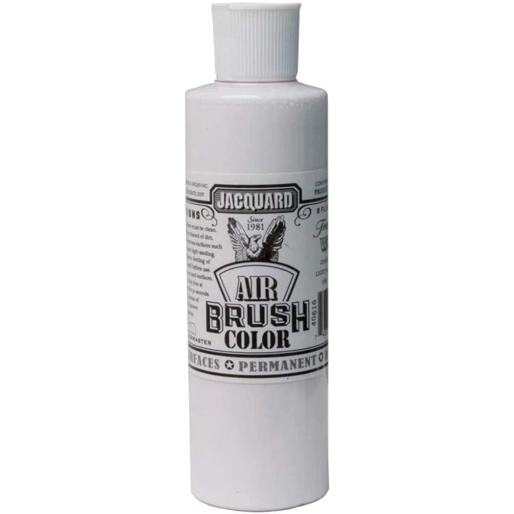 AIRBRUSH COLOR TRANSPARNT WHITE 8OZ