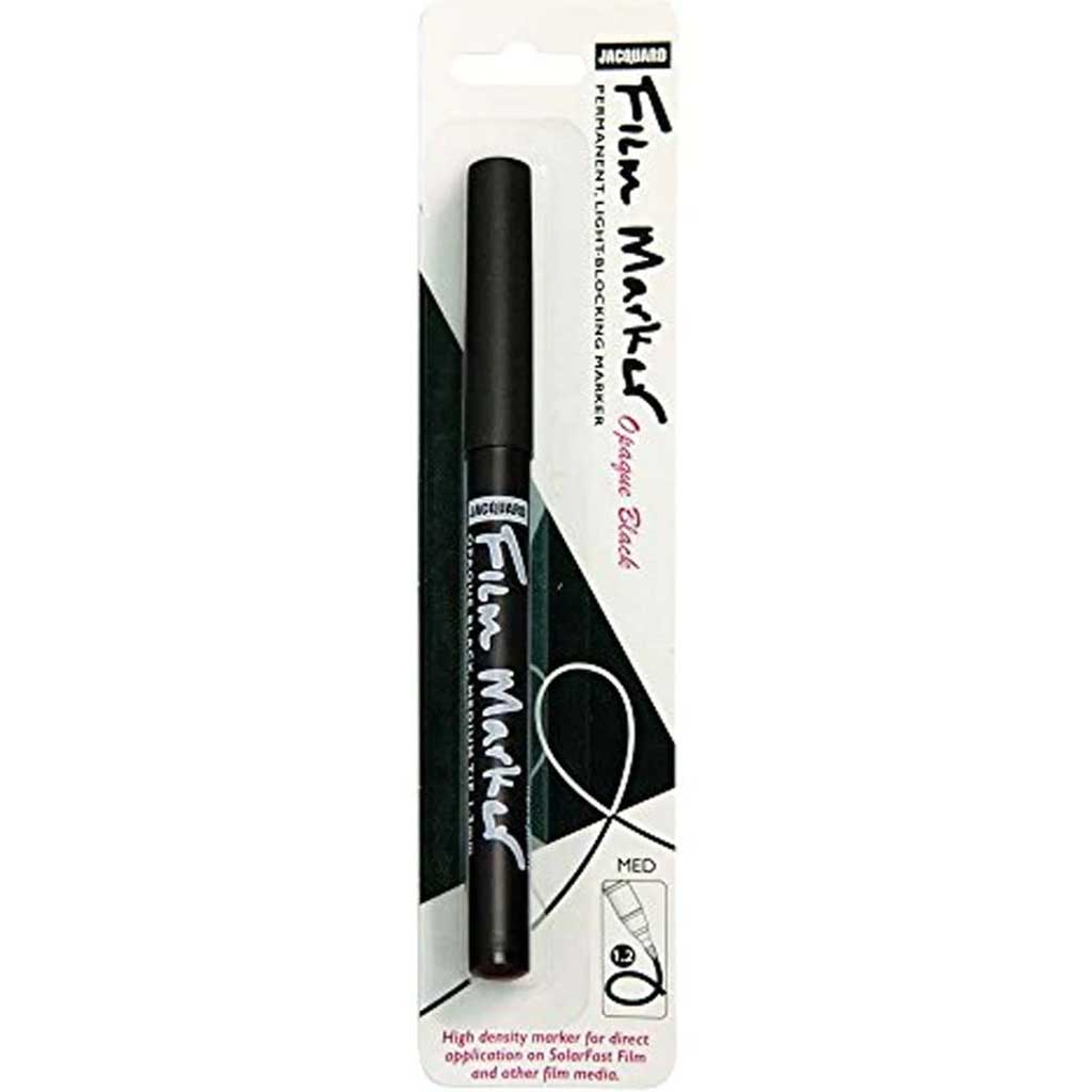 FILM MARKER OPAQUE BLACK MEDIUM TIP 1.2MM