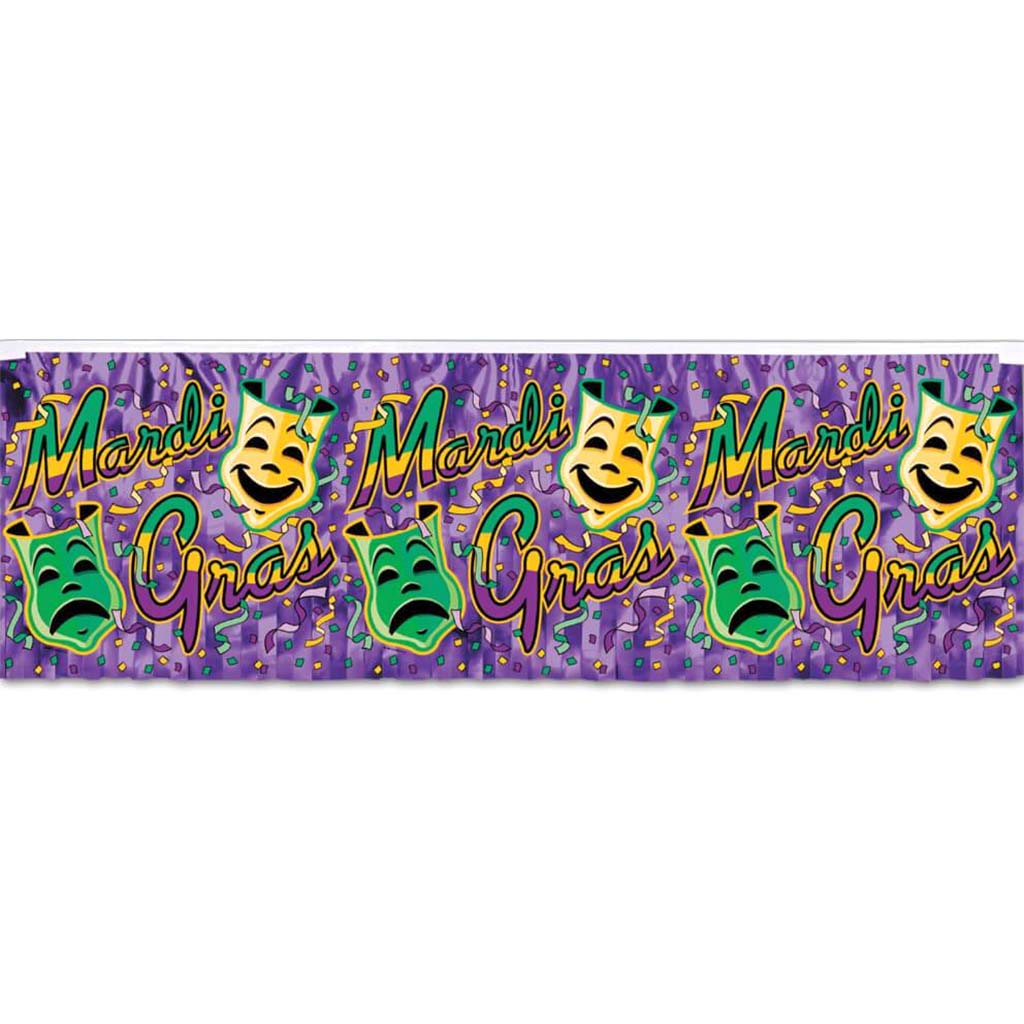 Fringe Banner Mardi Gras 14in 