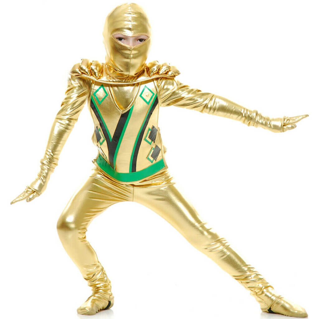 Gold Boys Ninja Avengers Series 3 Costume