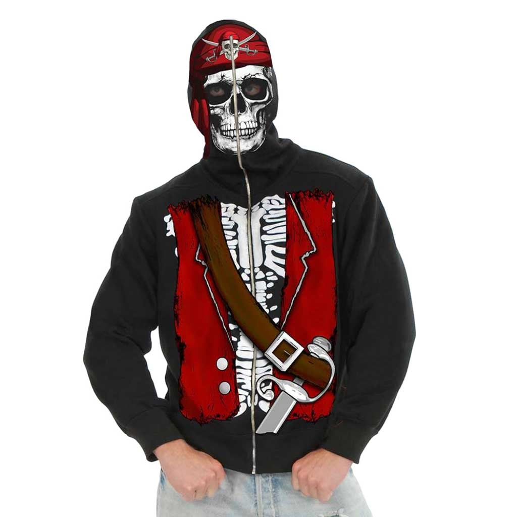 Dead Pirate Skull Hoodie