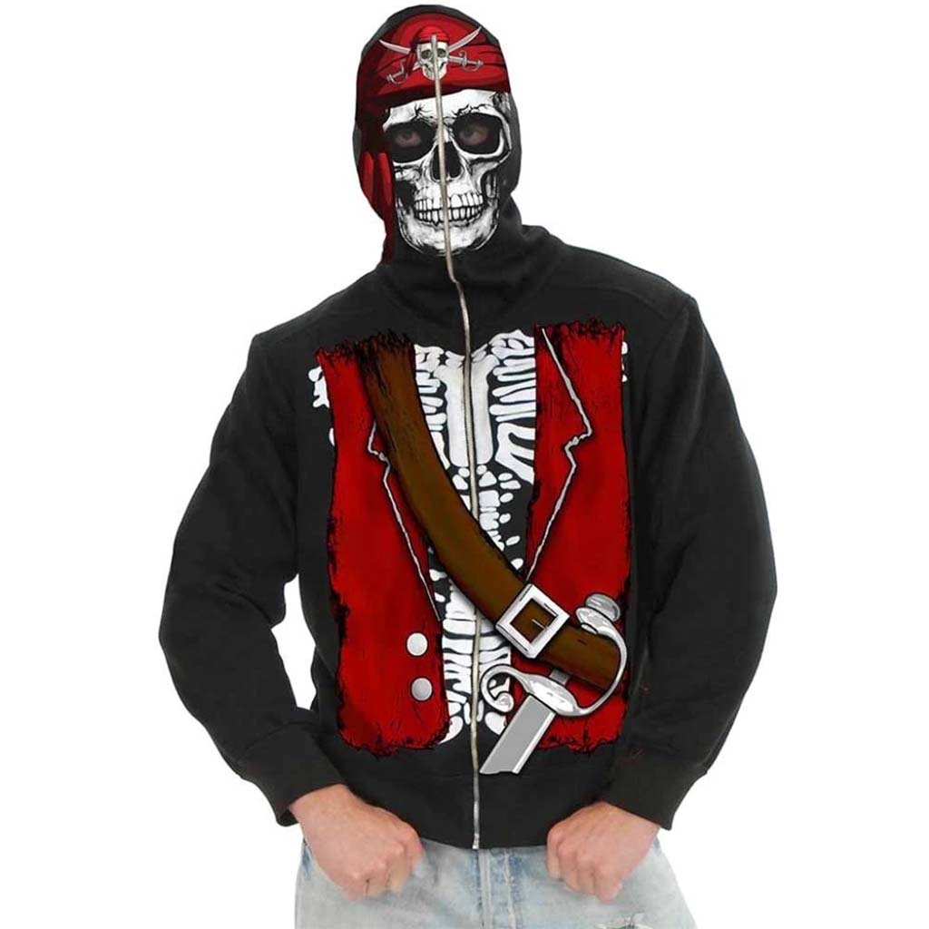 Dead Pirate Skull Hoodie