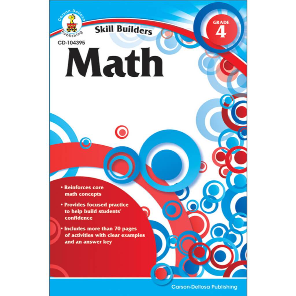 Skill Builders Math Workbook Grade 4 