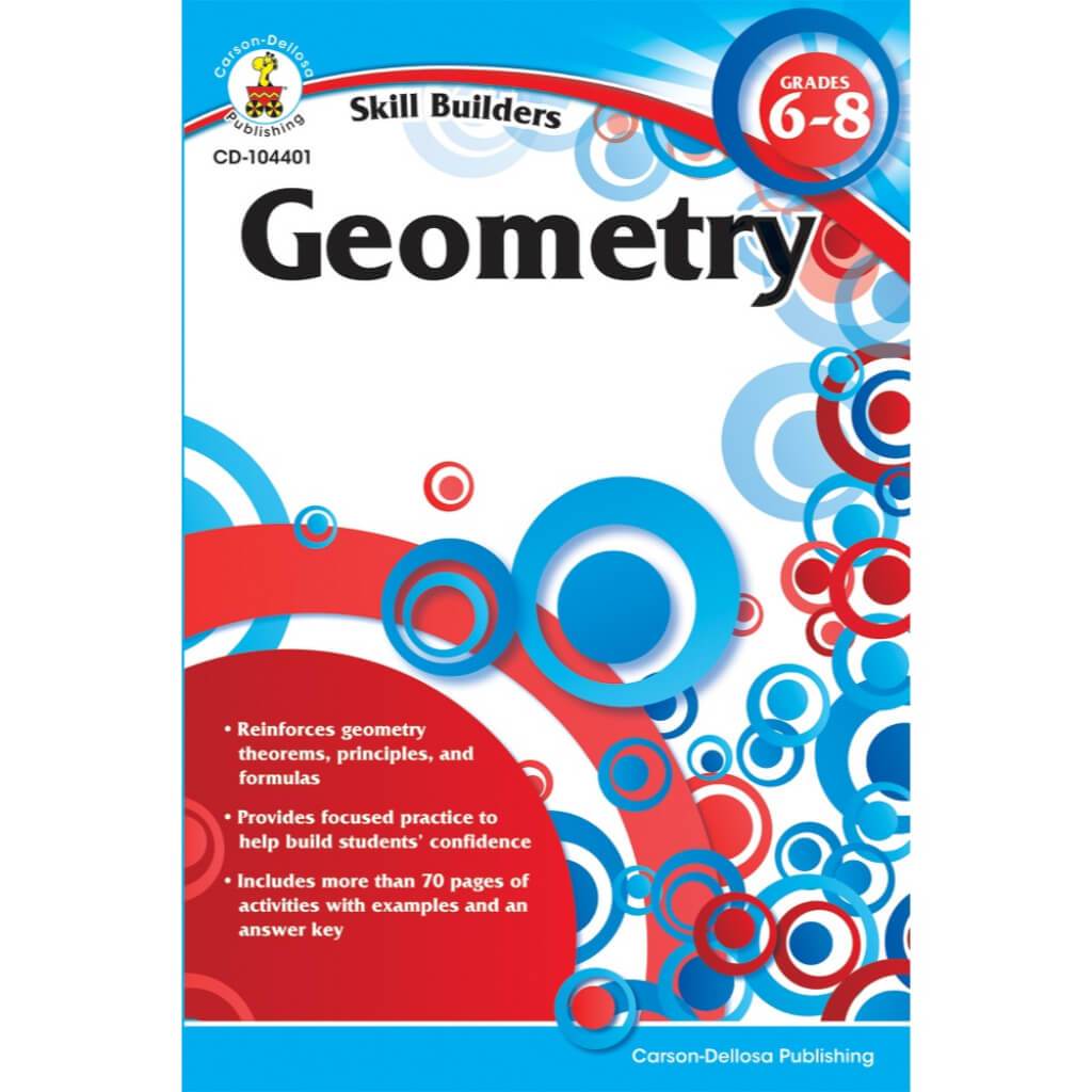 Skill Builders Geometry Workbook Grade 6-8 