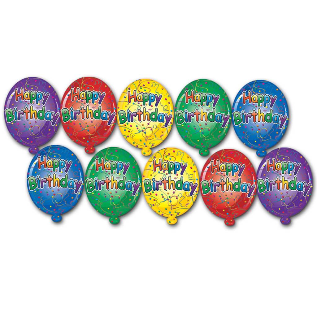 Cut-Outs Mini Happy Birthday 4.5in 