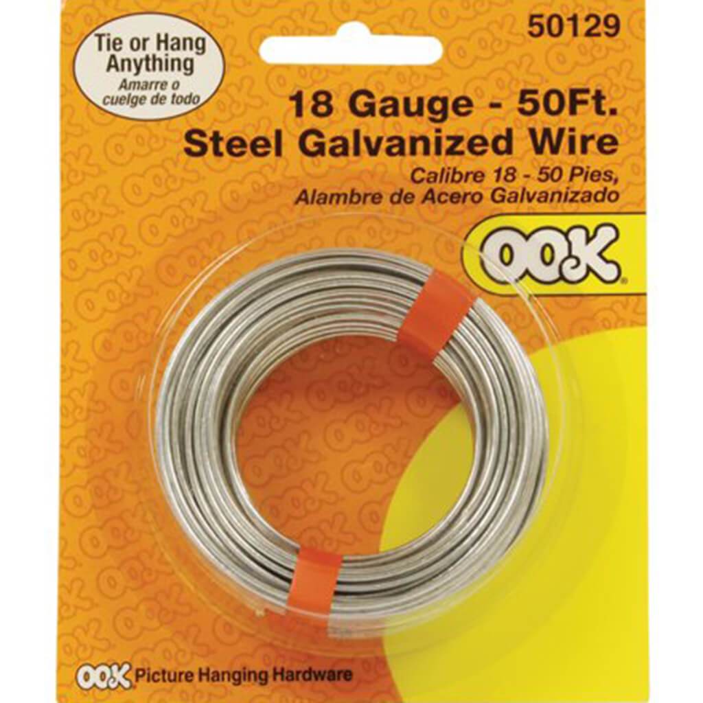 Steel Galvanized Wire 18ga 50 ft