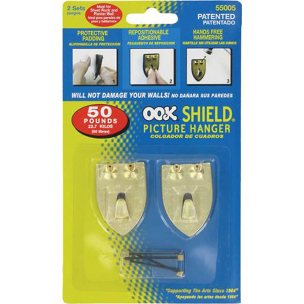 Picture Hanger Shield 50lbs 2sets