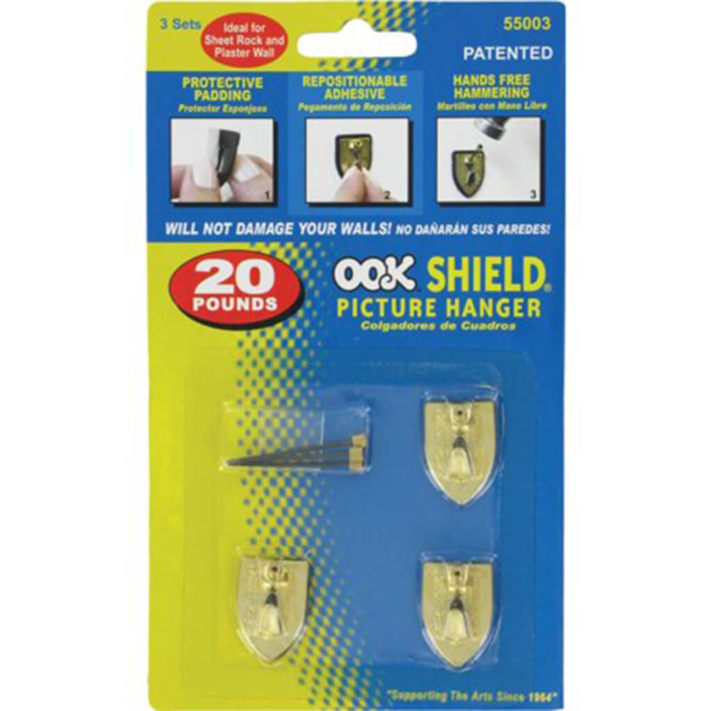 Picture Hanger Shield 20lbs 3sets