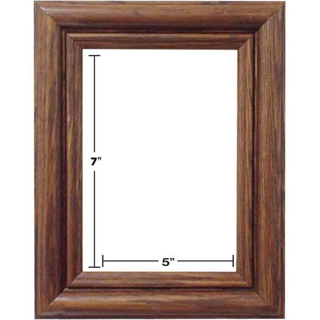 DARK OAK CLASSIC PICTURE FRAME 5in x 7in 