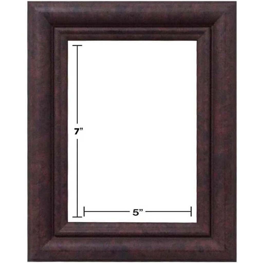 MD BURL CLASSIC PICTURE FRAMES 5in x 7in 