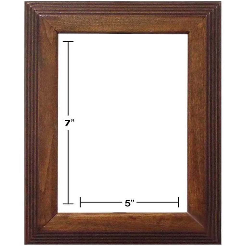 STEP WALNUT CLASS PICTURE FRAMES 5in x 7in 