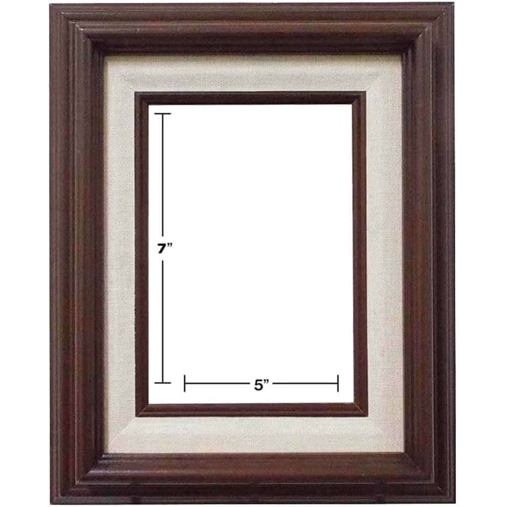 WALNUT with LINER PICTURE FRAMES 5in x 7in 