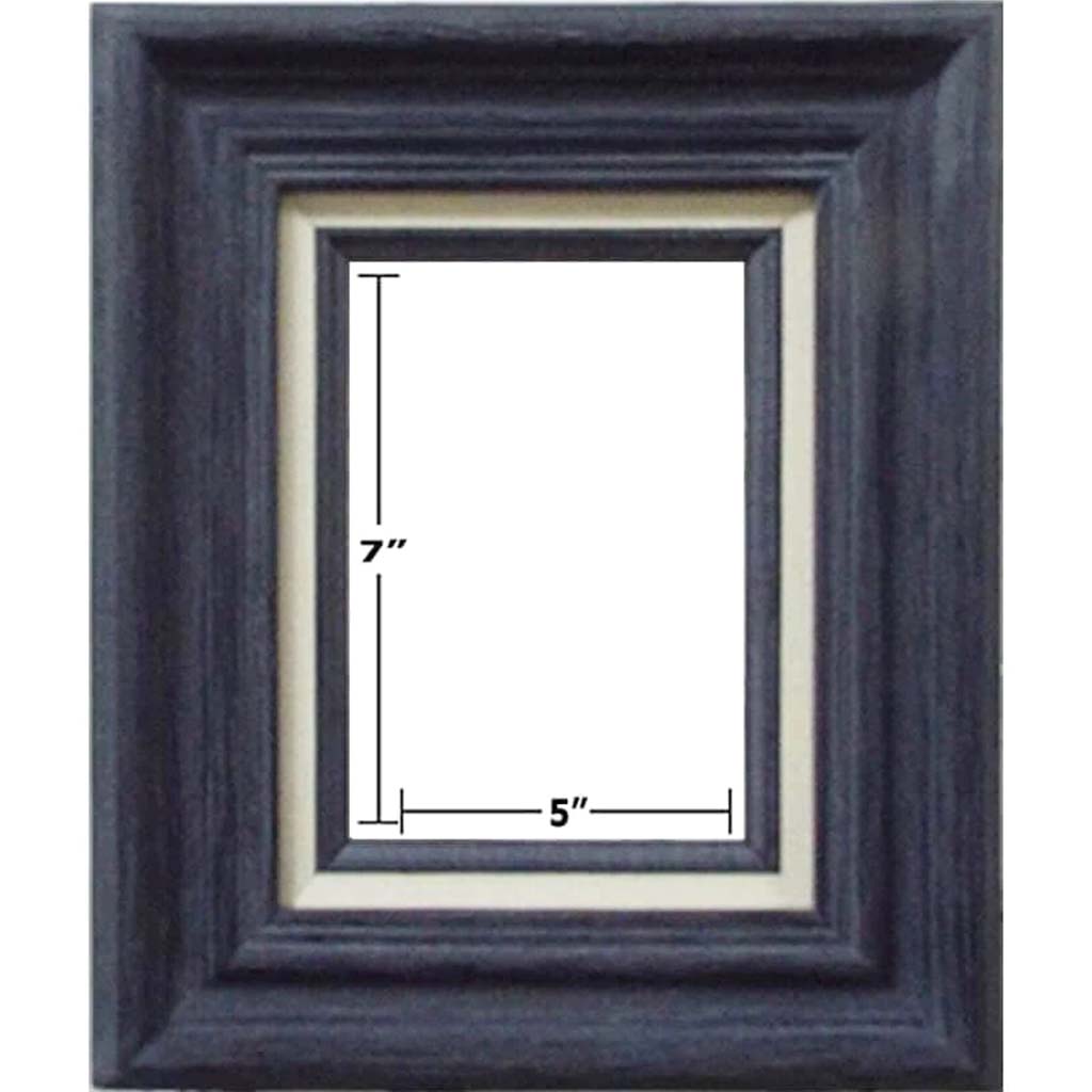 BLUE / GREY DRIFT with LINER PICTURE FRAMES 5in x 7in 