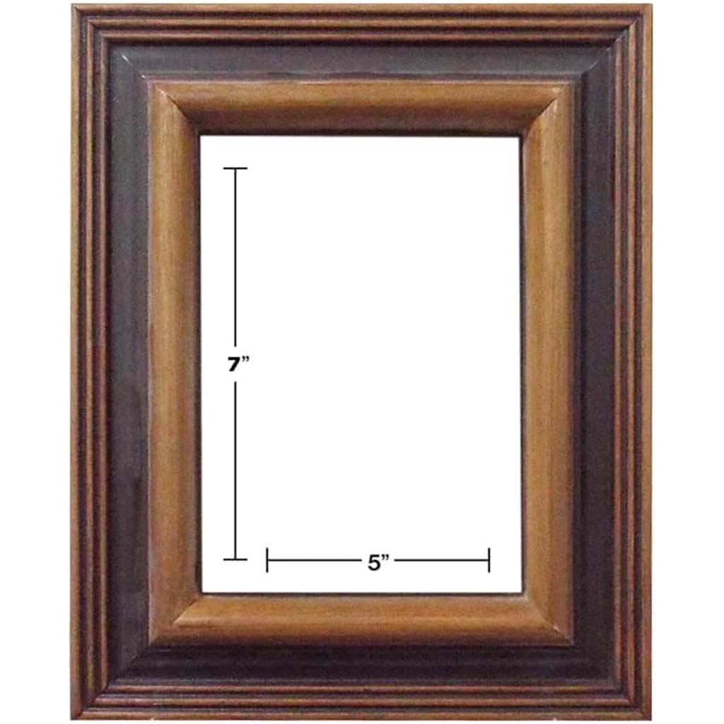 WALNUT CLASSIC PICTURE FRAMES 5in x 7in 